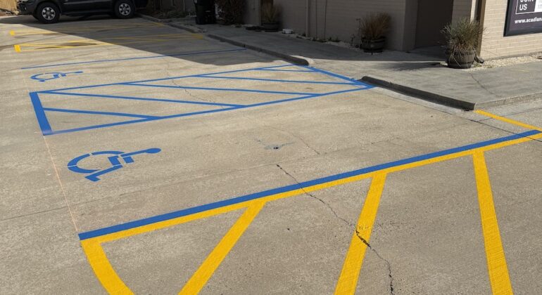 What Is The Best Striping Contractors Method - Straight or Angled Stalls?